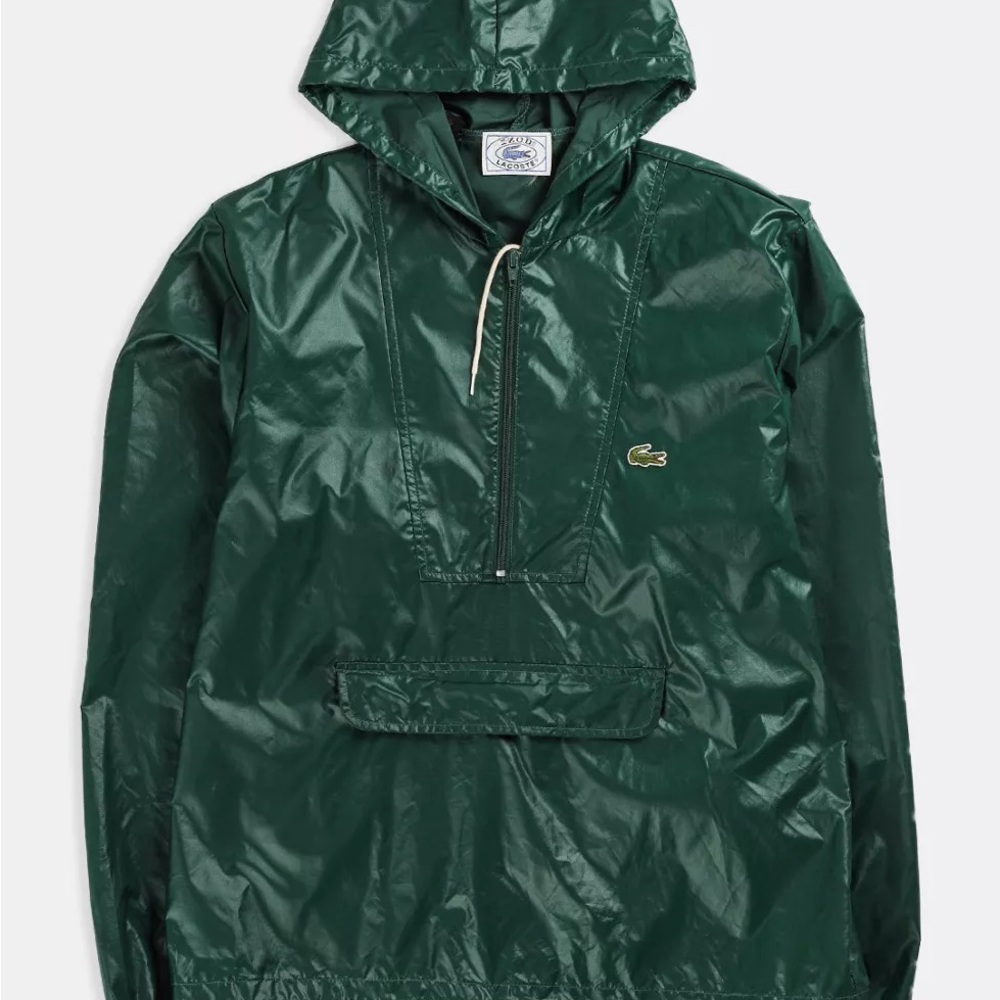 Vintage Lacoste Men's Windbreaker Hooded Jacket
